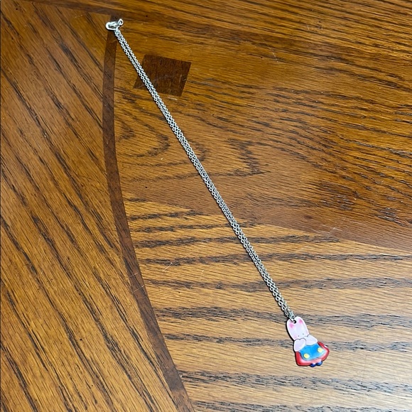 Vintage Bunny Pendant Necklace Kids Sanrio Cheery Necklace Pendant Unisex Kawaii - Picture 7 of 7